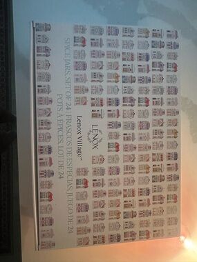 2024 LENOX SPICE VILLAGE- NEW IN BOX